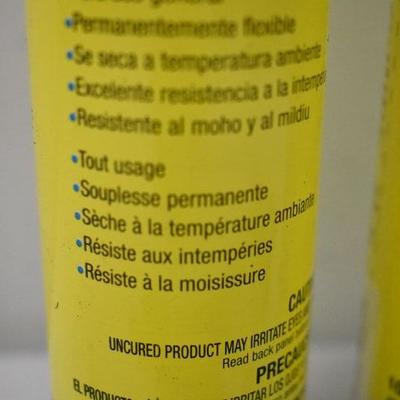 Marine Silicone, Clear, 3 Bottles 10.1 oz each - New