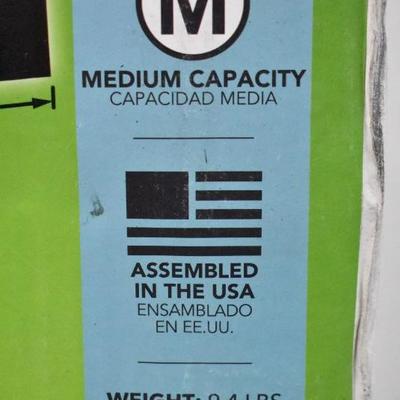 Black Mailbox, Galvanized Steel, Mailbox & Post Kit - New