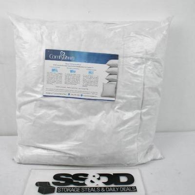 Comfy Down Pillow, 20" x 20" - New