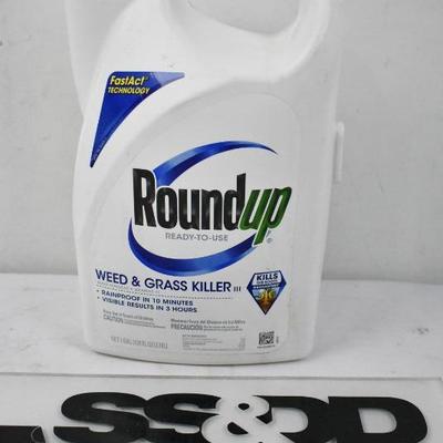 Roundup Weed & Grass Killer, 1 Gallon - New