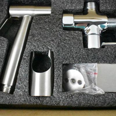 Bidet, Satin Nickel Finish - New