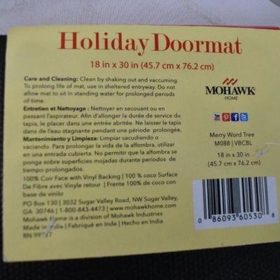 A Very Merry Christmas Holiday Doormat, 18" x 30" - New