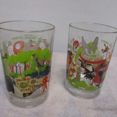 Lot 1 - Collectible McDonald Glasses - Disney