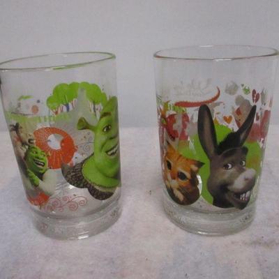 Lot 1 - Collectible McDonald Glasses - Disney