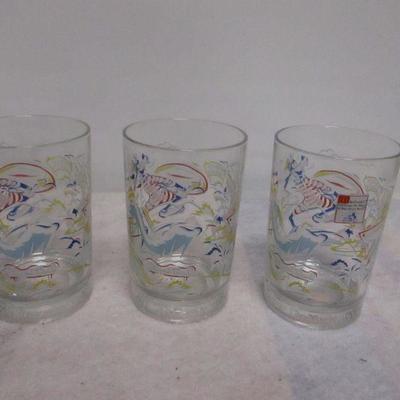 Lot 1 - Collectible McDonald Glasses - Disney