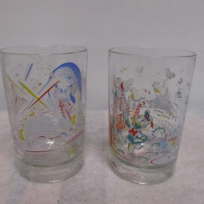 Lot 1 - Collectible McDonald Glasses - Disney