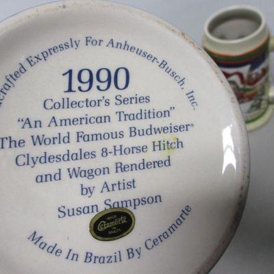 Lot 3 - Budweiser Beer Steins 