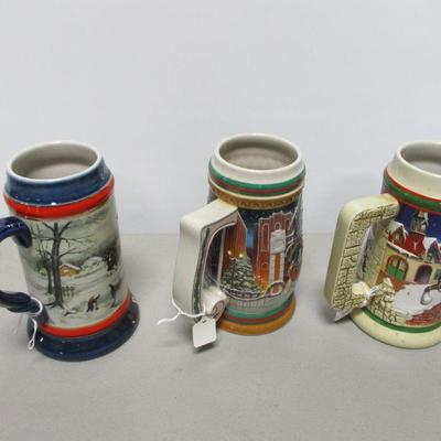 Lot 3 - Budweiser Beer Steins 