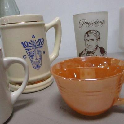 Lot 5 - Collection Of Coffee Cups Mugs & Soda Bottles 