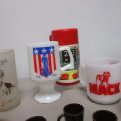 Lot 5 - Collection Of Coffee Cups Mugs & Soda Bottles 