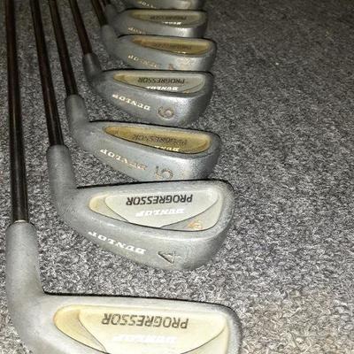 DUNLAP PROGRESSOR IRONS  3-9 W/ PW