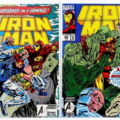IRON MAN #289 #292 #293 Comic Books Set HIGH GRADE 1992/93 Marvel Comics NM