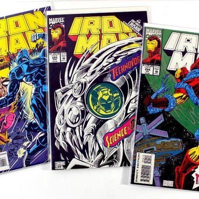 IRON MAN #294 #295 #296 Comic Books Set HIGH GRADE 1993 Marvel Comics NM