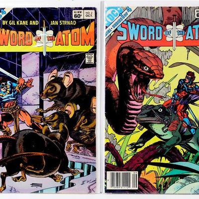 SWORD OF THE ATOM #1 #2 #3 #4 COMPLETE SET Bronze Age GIL KANE 1983 DC COomics