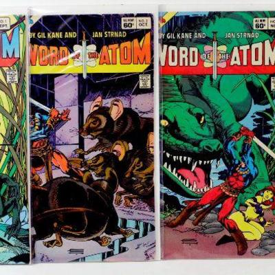 SWORD OF THE ATOM #1 #2 #3 #4 COMPLETE SET Bronze Age GIL KANE 1983 DC COomics
