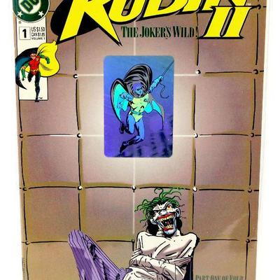 ROBIN II #1 JOKER'S WILD Variant Hologram Covers Set of 4 - 1991 DC Comics VF/NM