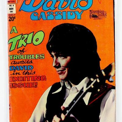 DAVID CASSIDY #8 Rare Bronze Age Comic Book PARTRIDGE FAMILY 1972 Charlton Comics VG-