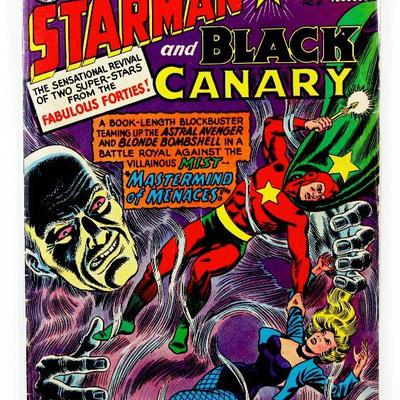 BRAVE and The BOLD #61 Starman & Black Canary (ORIGIN) KEY Silver Age Book 1965 DC Comics VG+