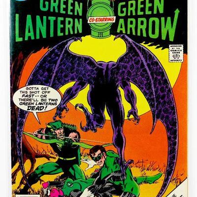 GREEN LANTERN #96 feat. GREEN ARROW Bronze Age Comic Book 1977 DC Comics VF+