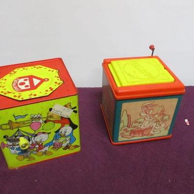 Lot 16 - Mickey Mouse & Bugs Bunny Jack In The Box