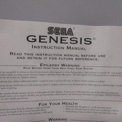 Lot 19 - Sega Genesis 16 Bit System