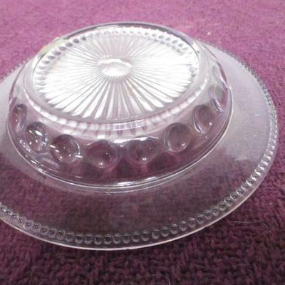 Lot 29 - Lot Of Cut & Formed Glass - Log Cabin Pattern