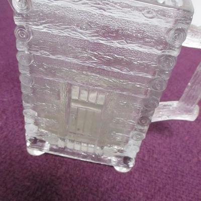 Lot 29 - Lot Of Cut & Formed Glass - Log Cabin Pattern