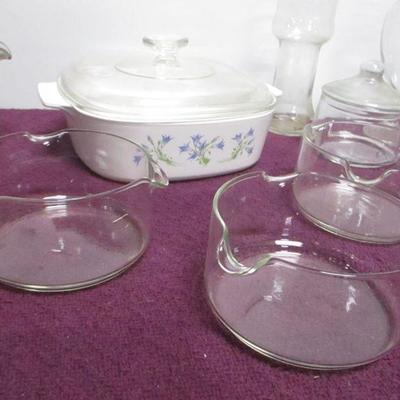 Lot 34 - Pyrex Corningware & Glass Items