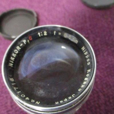 Lot 63 - Nippon Kogaku Japan Nikkor P.C 1:2 8.5cm