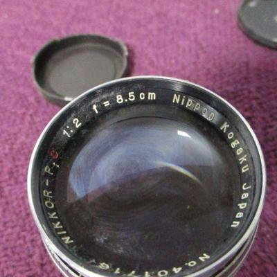 Lot 63 - Nippon Kogaku Japan Nikkor P.C 1:2 8.5cm