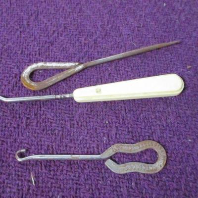 Lot 66 - G.R Kinney & J. C. Liken Company Button Shoe Hook