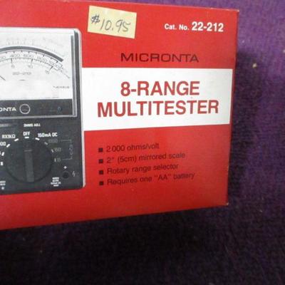 Lot 68 - 8 Range Multitester