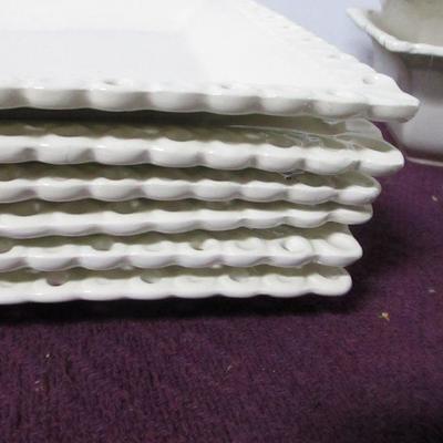 Lot 82 - Dishes Serving Plate & Electronic Knife Sharpener