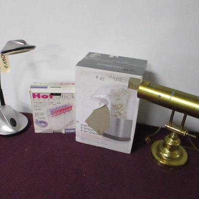 Lot 85 - Lamps Popcorn Machine & Hot Stick