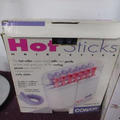Lot 85 - Lamps Popcorn Machine & Hot Stick