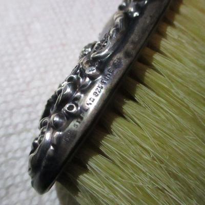 Lot 100 - Sterling Brush & Bottle