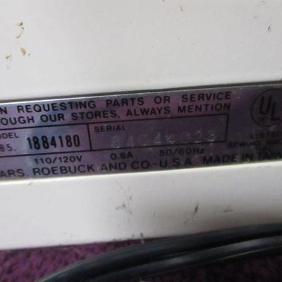 Lot 102 - Kenmore 30 Stitch Electric Free Arm Sewing Machine Model 385 1884180 