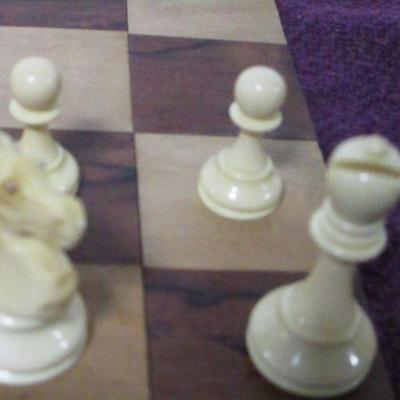 Lot 109 - Bakelite? Chess Set