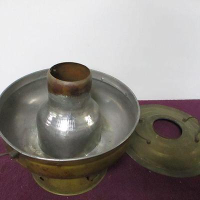 Lot 118 - Copper Warming Heating Stove