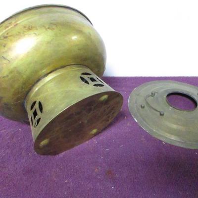 Lot 118 - Copper Warming Heating Stove
