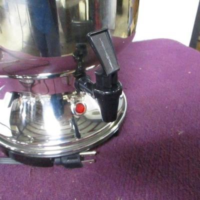 Lot 136 - Farberware  Stainless Steel Coffee Urn,  