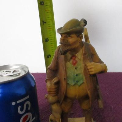 Lot 139 -  Anri Wood Carved Figure - Hunter