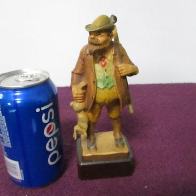 Lot 139 -  Anri Wood Carved Figure - Hunter