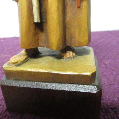Lot 140 -  Anri Wood Carved Figure