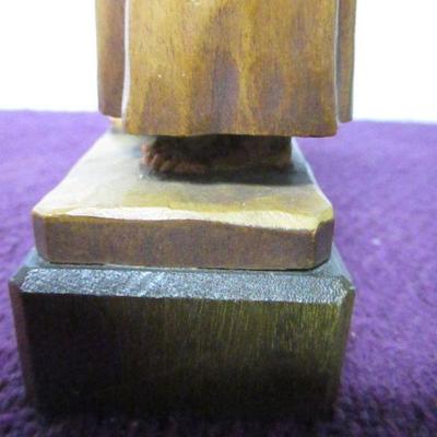 Lot 140 -  Anri Wood Carved Figure