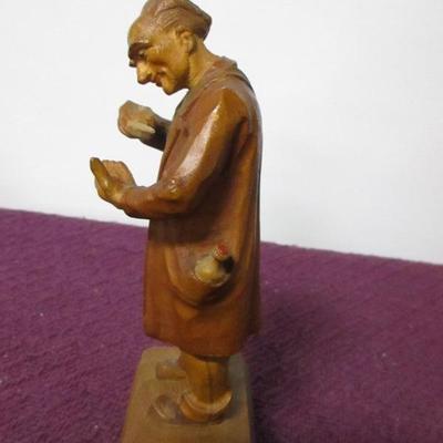 Lot 141 -  Anri Wood Carved Figure
