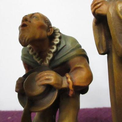 Lot 142 -  Anri Wood Carved Figures & Kuolt Angel