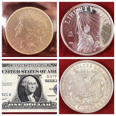 1935 Series A $5 Silver Certificate Blue Seal 