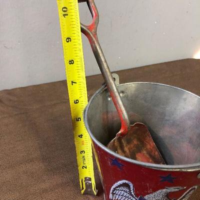 Lot #10 Sand bucket and shovel