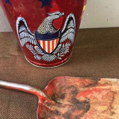 Lot #10 Sand bucket and shovel